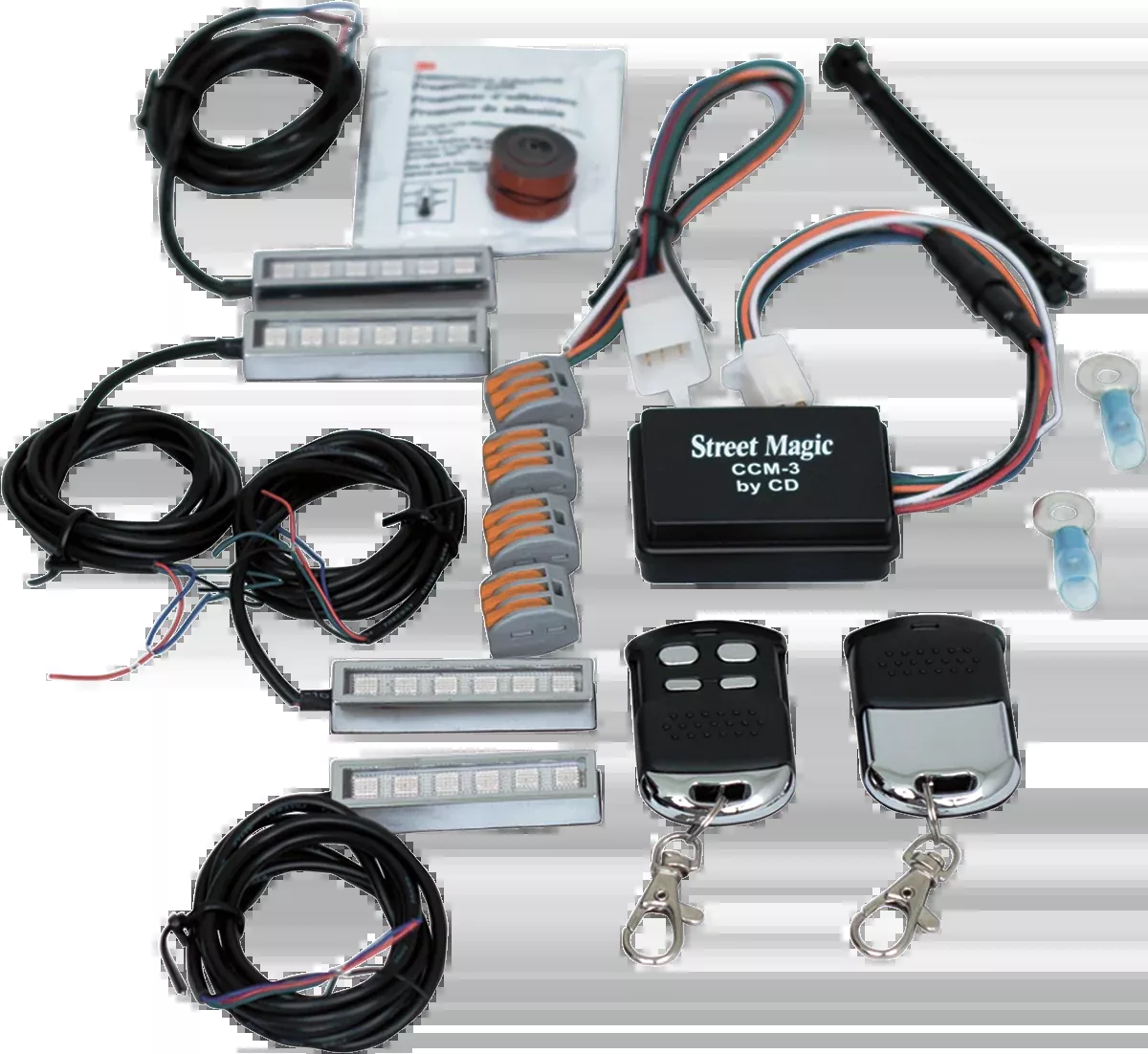 Custom Dynamics Accent Light Starter Kit - Color-Changing - Magical Wizard™ - 4 LED Pods - Standard Remote - TMWZ01