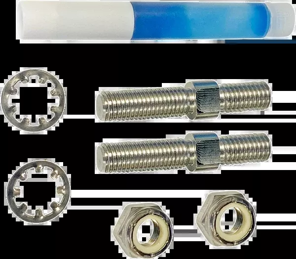 Custom Dynamics Adapter - Mirror - Chrome - M8 x 1.25 Right-Hand Thread/5/16"-24 Right-Hand Thread - CD-MIRADAPT-02
