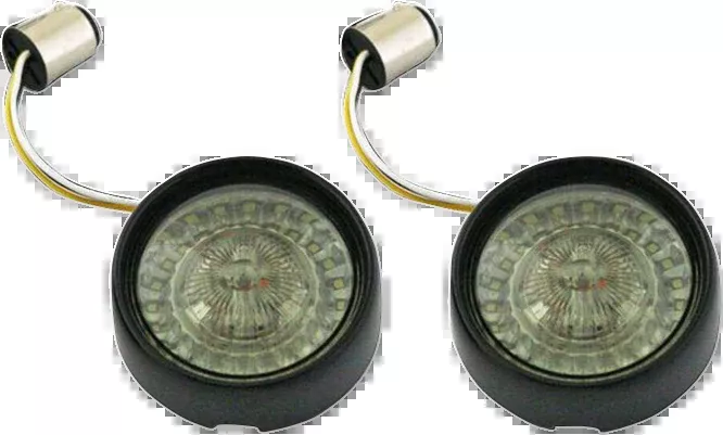 Custom Dynamics Bullet Turn Signal - 1157 - Gloss Black - Smoke Lens - PB-BB-AW-1157BS