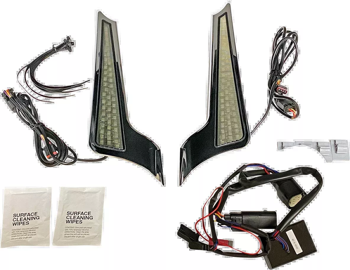 Custom Dynamics Dual Color Fascia LED Panel Lights 2014-2024 Harley Touring FLHX