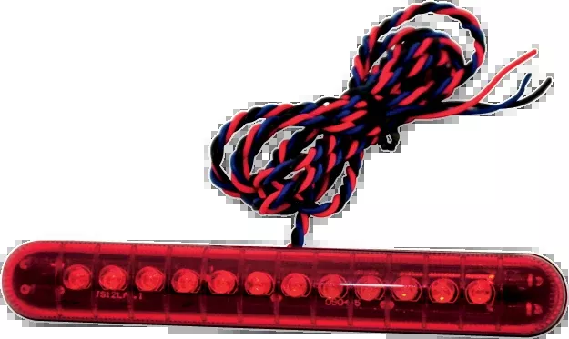 Custom Dynamics Dual Intensity LED Light Bar - Non-Sequential with Flashing Brake - Red - LB03