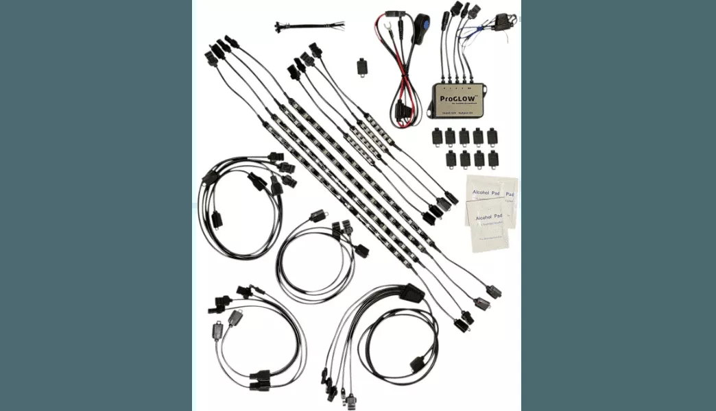 Custom Dynamics Engine and Ground Effects ProGLOW Color Changing LED Accent Light Kit