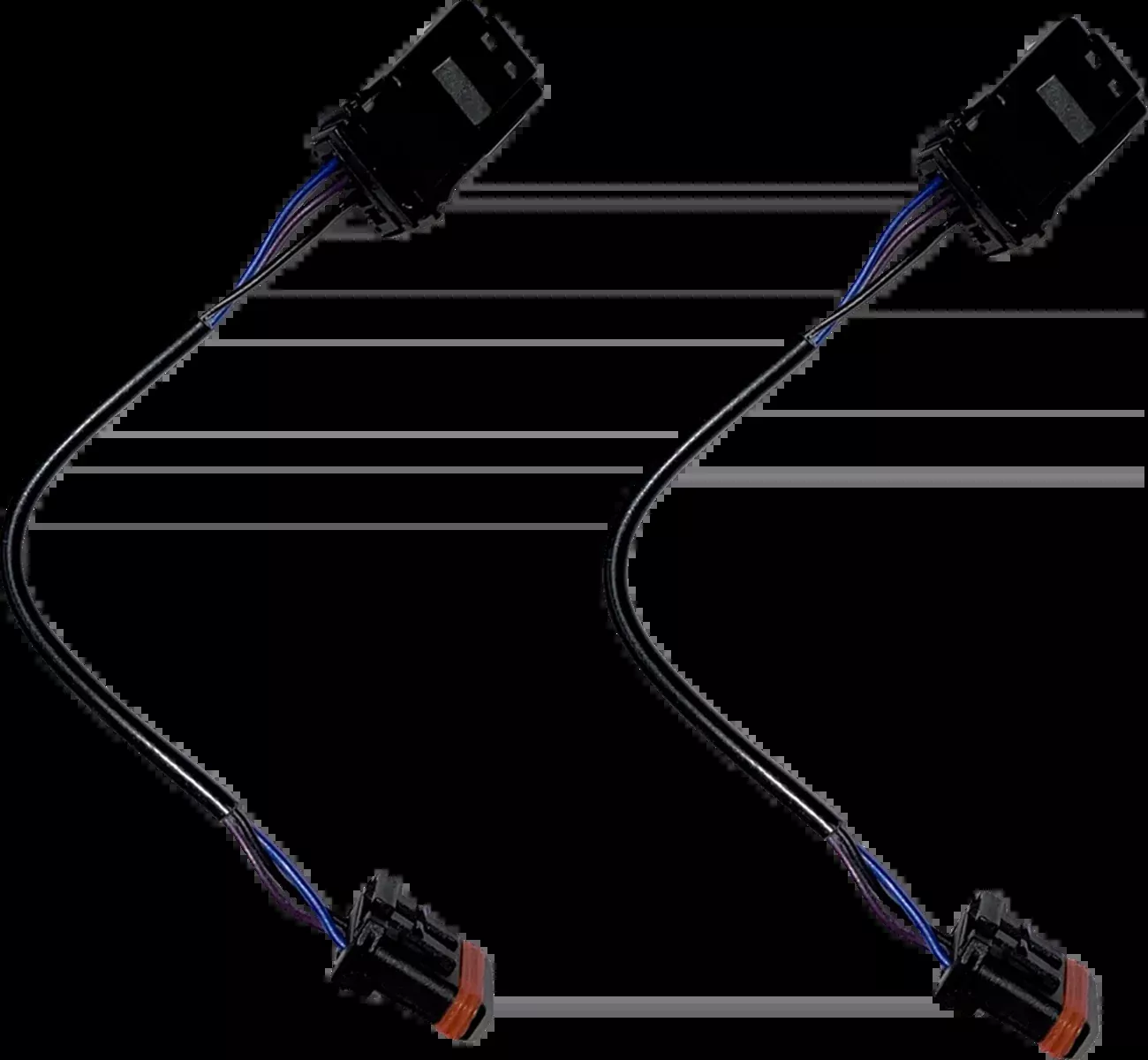 Custom Dynamics Extension Harness - Front Turn Signal - 4" - '16-'26 Softail - CD-TS-EXT-4