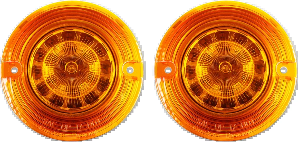 Custom Dynamics Flat Signal Insert - 1156 - Amber - PB-A-1156-T