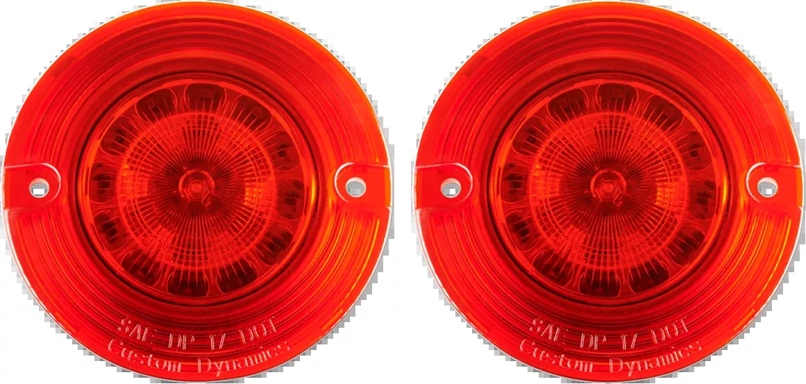 Custom Dynamics Flat Signal Insert - 1157 - Red - PB-R-1157-T