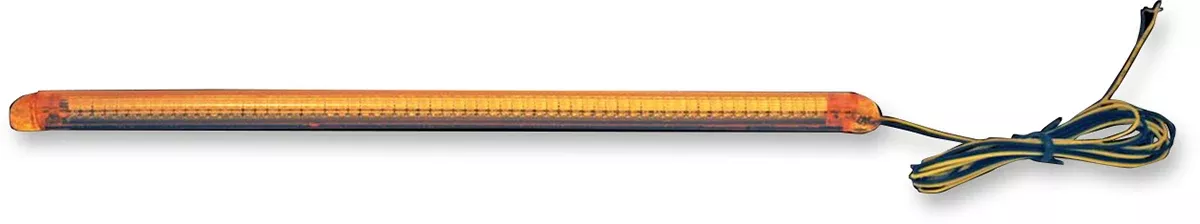 Custom Dynamics Flexible LED Strips - 65 LEDs - Amber/Amber - T2F65AA