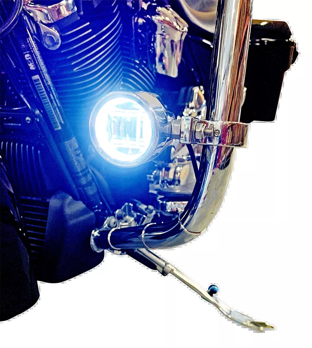 Custom Dynamics Fog Light - Chrome - Clear Lens - PB-FOG-SS6-C