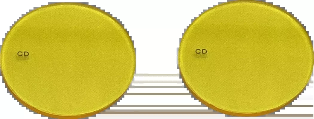 Custom Dynamics Fog Light Lens - Yellow - PB-FOG-LENS-Y