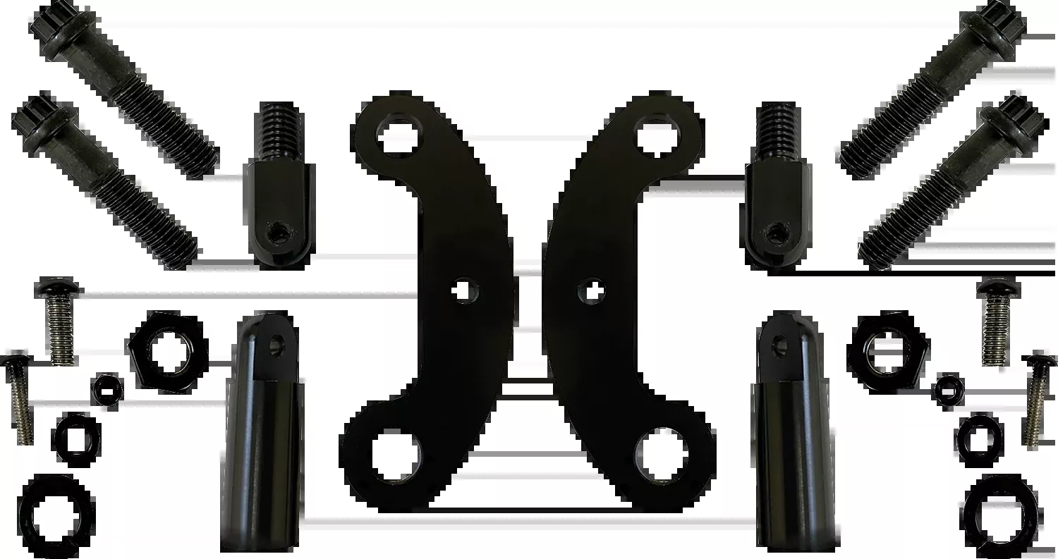 Custom Dynamics Fog Light Mount - Black - PB-FOG-MOUNT-B