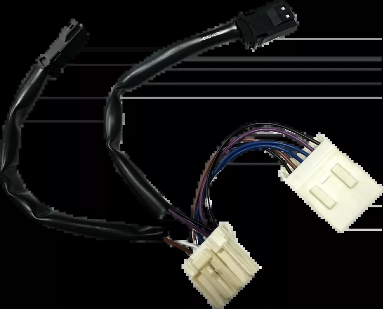 Custom Dynamics Front Run Turn Signal Adapter 1993-2017 Harley Softail Touring