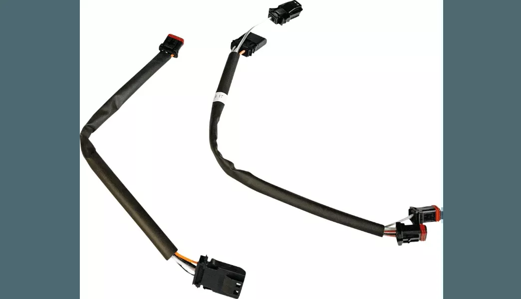 Custom Dynamics Handlebar Wire Extension for '14-22 Harley Davidson Touring and Trike, '11-22 Softail, '12-17 Dyna, '14-22 Sportster- Can-Bus - 4"