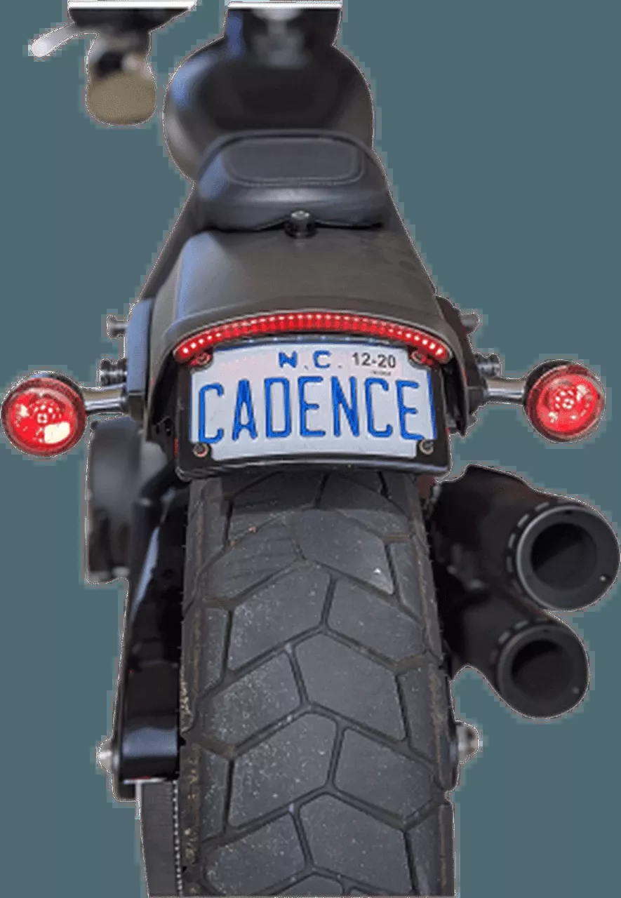 Custom Dynamics Integrated LED Taillight with Turn Signals for '18-Up Harley Davidson FXFB/FXFBS (Red or Smoke Lens)