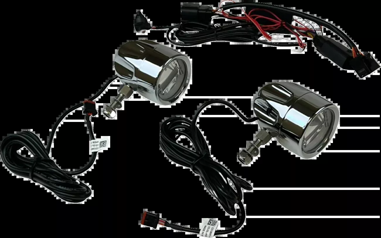 Custom Dynamics LED Fog Light - Halo - Chrome - PB-FOG-23-C