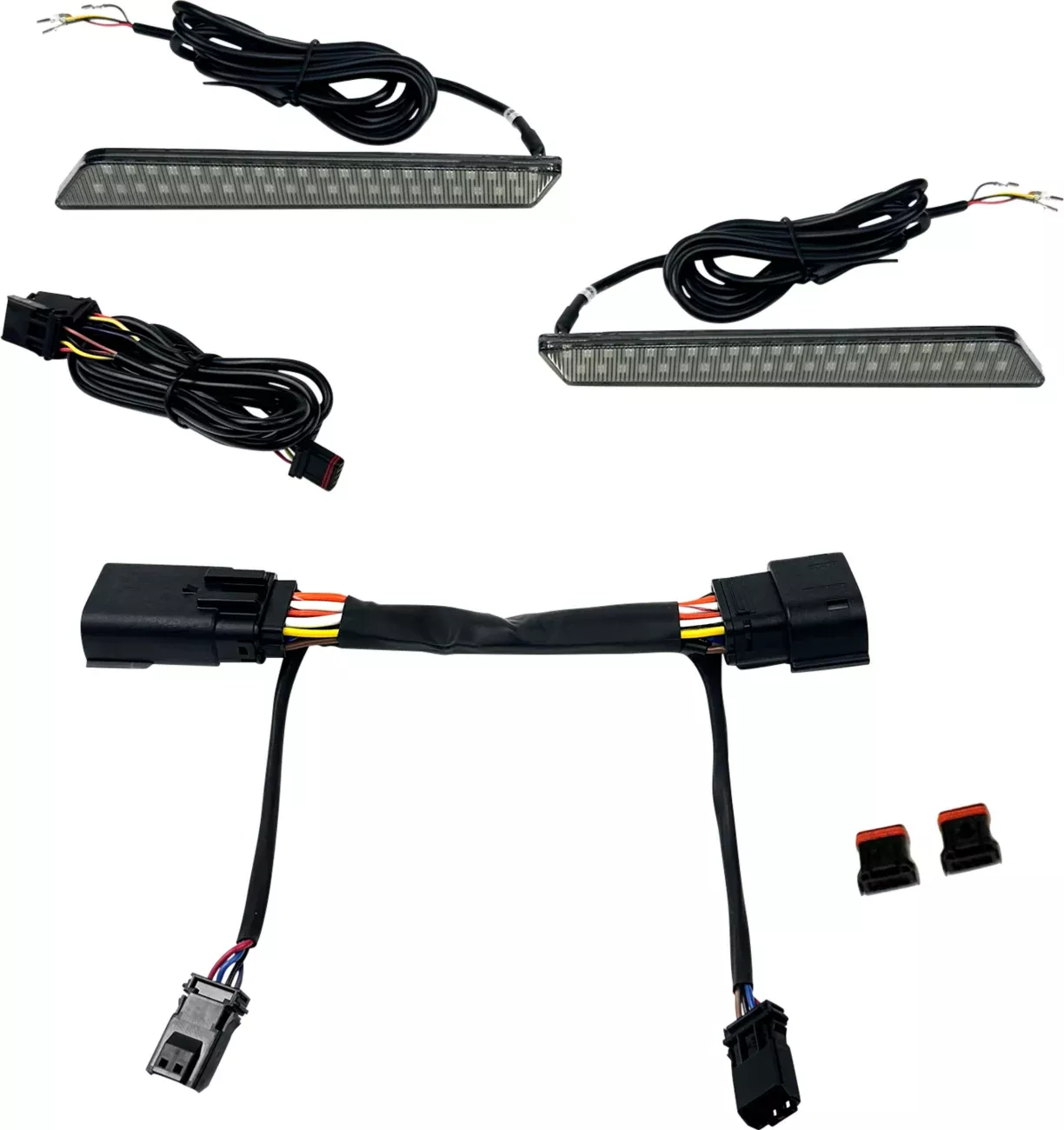 Custom Dynamics LED Latch Lights - Saddlebag - Smoke Lens - CD-LATCH-23-S