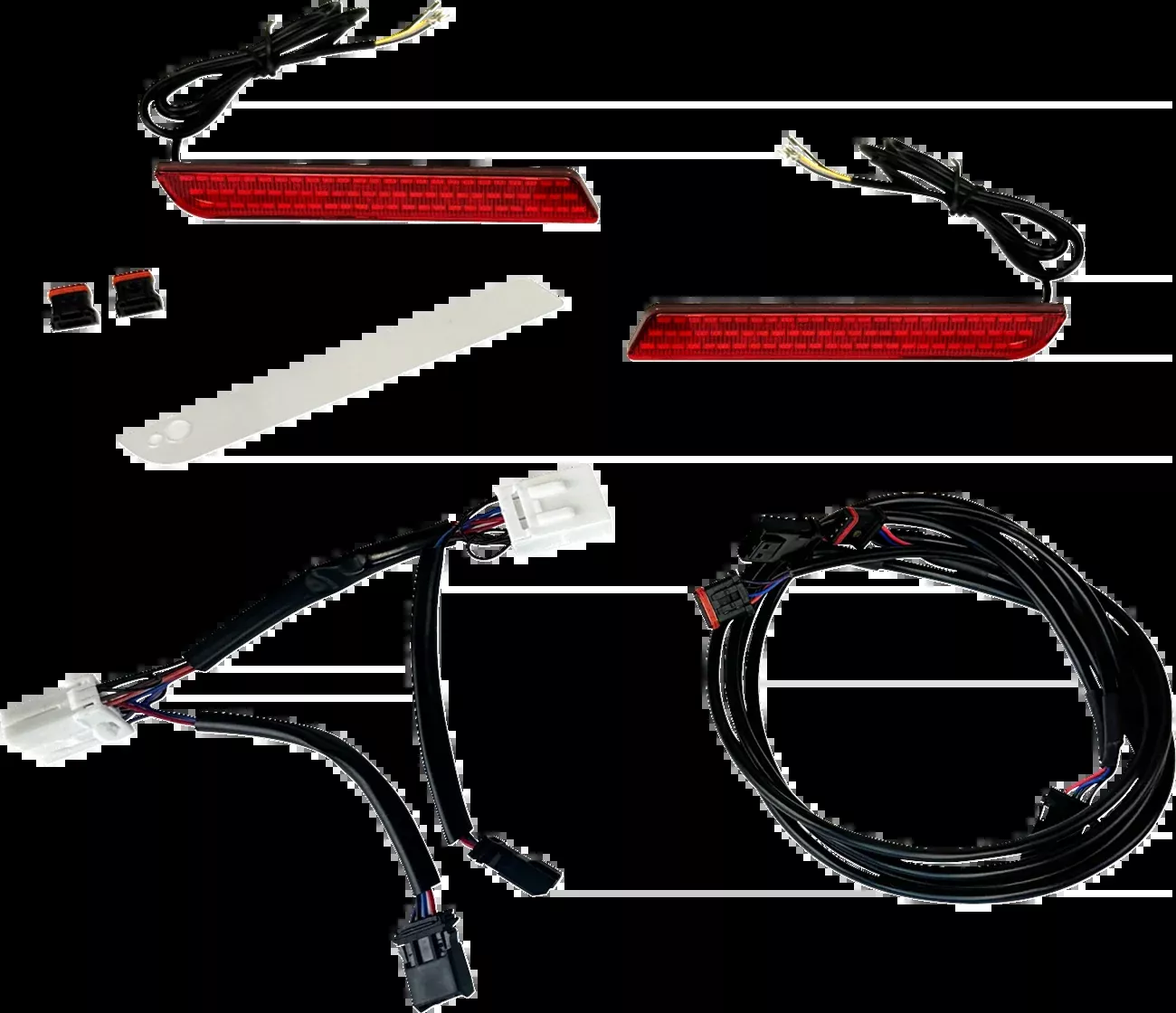 Custom Dynamics LED Reflector Light - Fender - Red - CD-TKE-REF-13-R