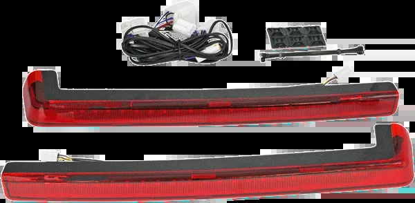 Custom Dynamics LED Run/Brake/Turn Tour-Pak Arms - Red Lens - '06-'13