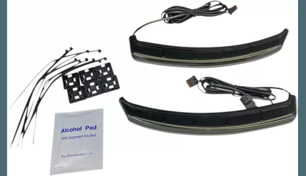 Custom Dynamics LED Saddlebag Lights for '19-24 Indian Chieftain and Roadmaster Models and '20-24 Springfield Dark Horse - Smoke