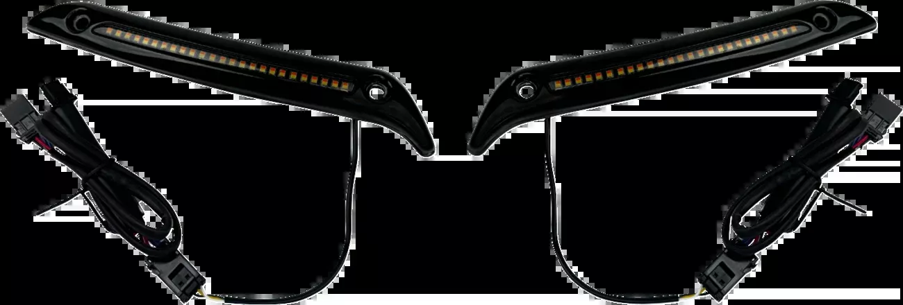 Custom Dynamics LED Windshield Trim - Gloss Black - CD-LRST-WT-B