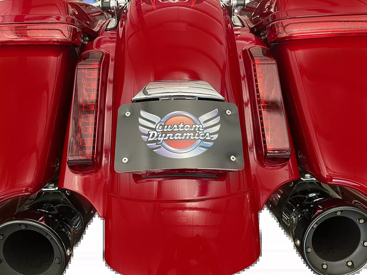 Custom Dynamics License Plate Mount - Chrome - CD-CVO-MOUNT-C