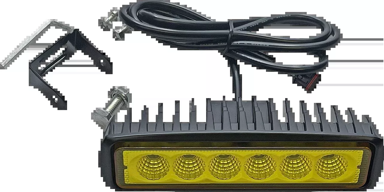 Custom Dynamics Light Bar - LED - Selective Yellow Lens - LB-HP-Y-2
