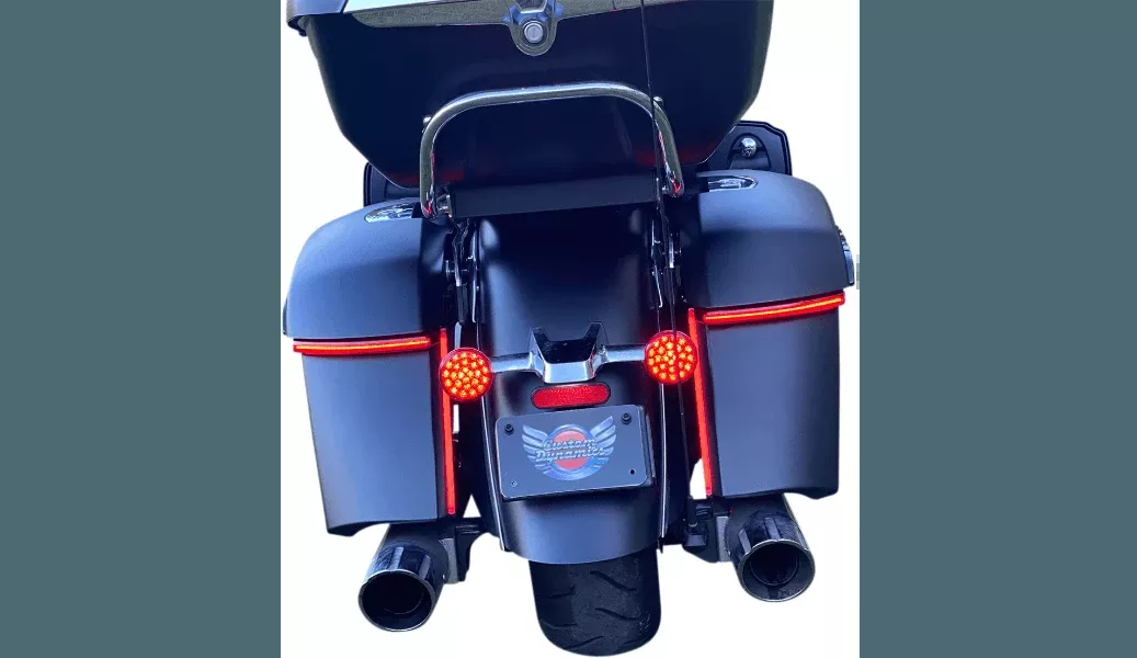 Custom Dynamics Low Profile BAGZ Saddlebag Lights for '19-24 Indian Touring