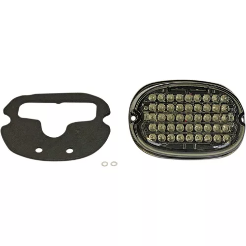 Custom Dynamics Low Profile LED Tail Light for Harley w/ OEM Squareback Taillight - Smoke