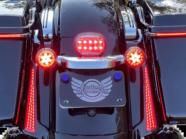 Custom Dynamics Mini Probeam LED Smoke Lens Brake Taillight 2014-2022 Harley