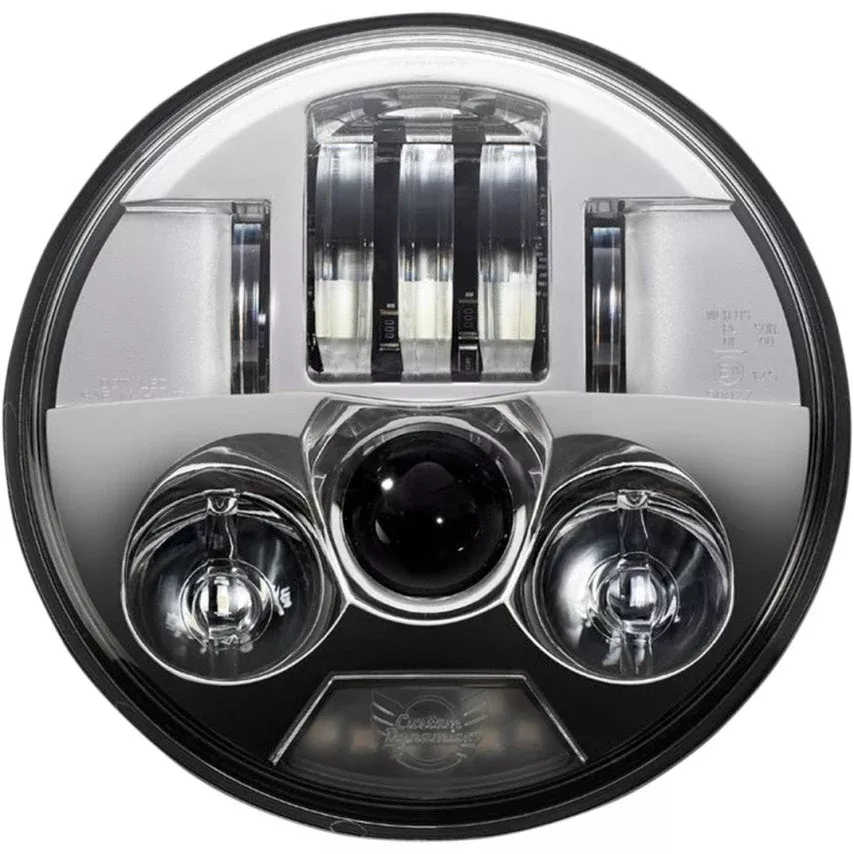 Custom Dynamics PB-575-C Chrome ProBEAM 5 3/4" LED Headlight Harley