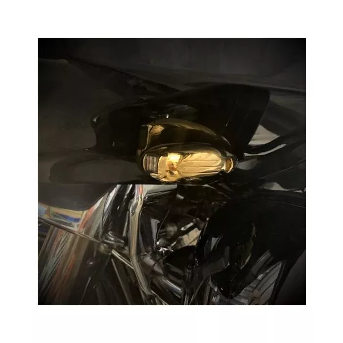 Custom Dynamics Probeam Gold Front LED Turn Signals 2015-2024 Harley Road Glide