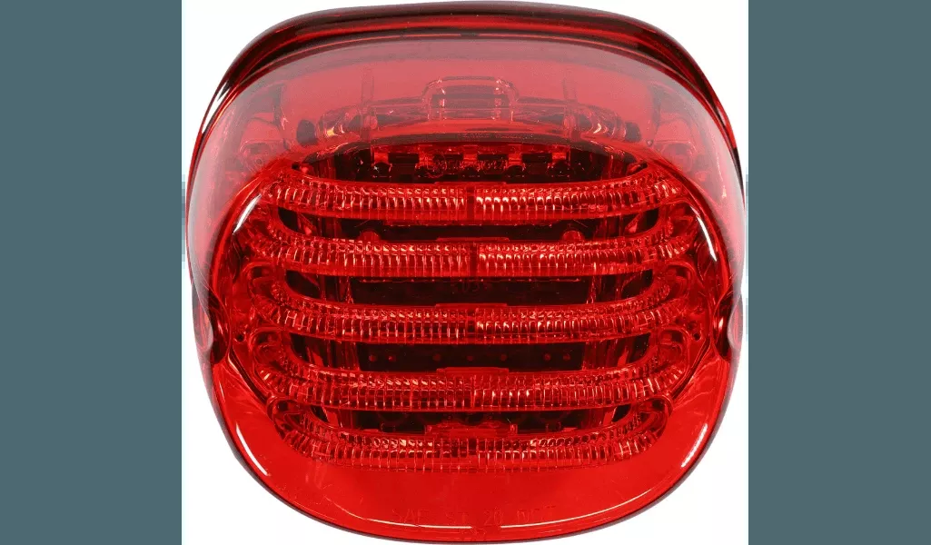 Custom Dynamics ProBeam Low Profile LED Taillight NO Window for '99-23 Harley Davidson - Red