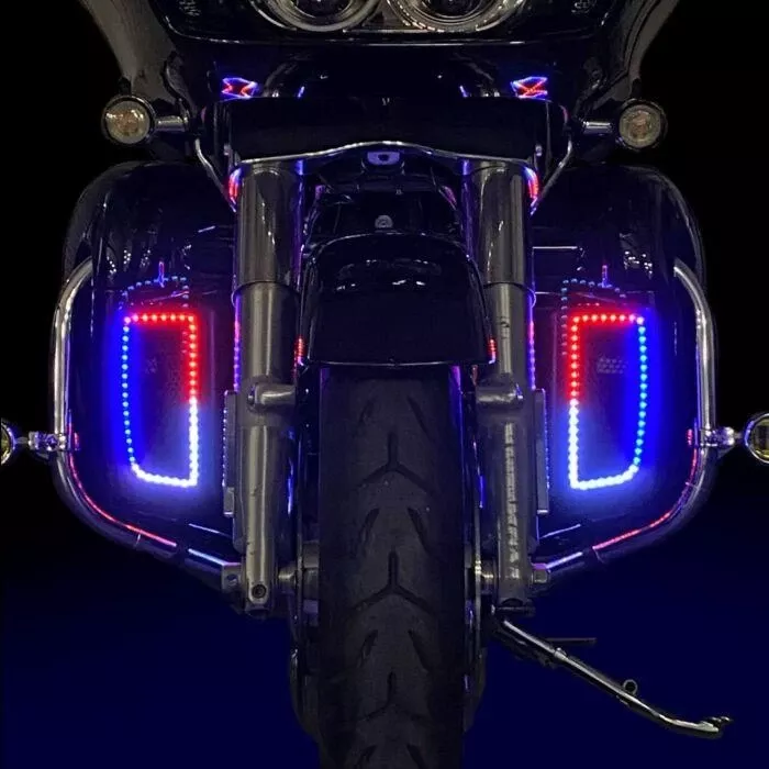 Custom Dynamics ProGLOW Color Changing LED Lower Fairing Inserts for '14-Up Harley Davidson Touring Models