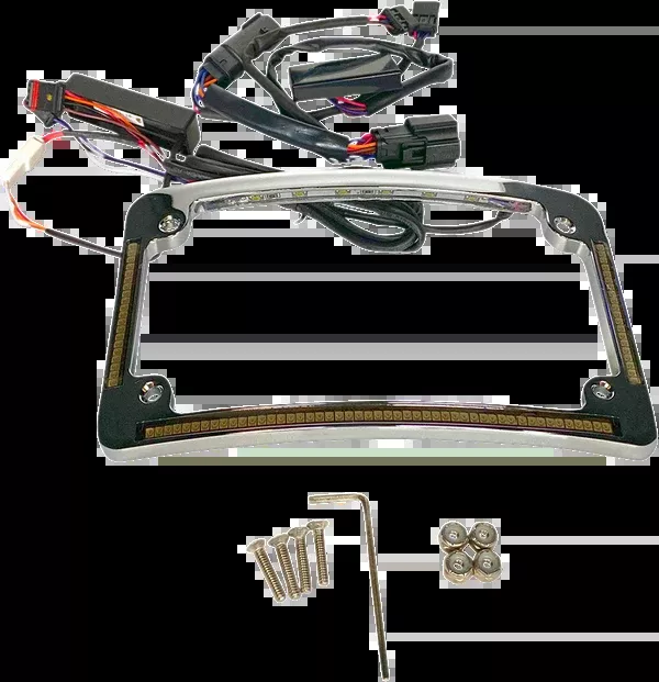 Custom Dynamics Radius License Plate Frame – Chrome