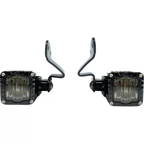 Custom Dynamics Shark Demon LED Front Turn Signals for 2024-2026 Harley Road Glide