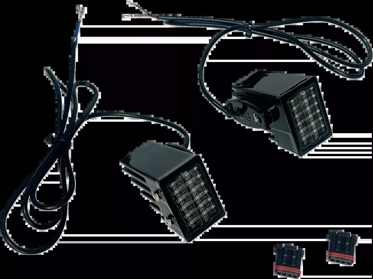 Custom Dynamics Smoke Rear Strut Mount LED Turn Signals 2018-2024 Harley Softail