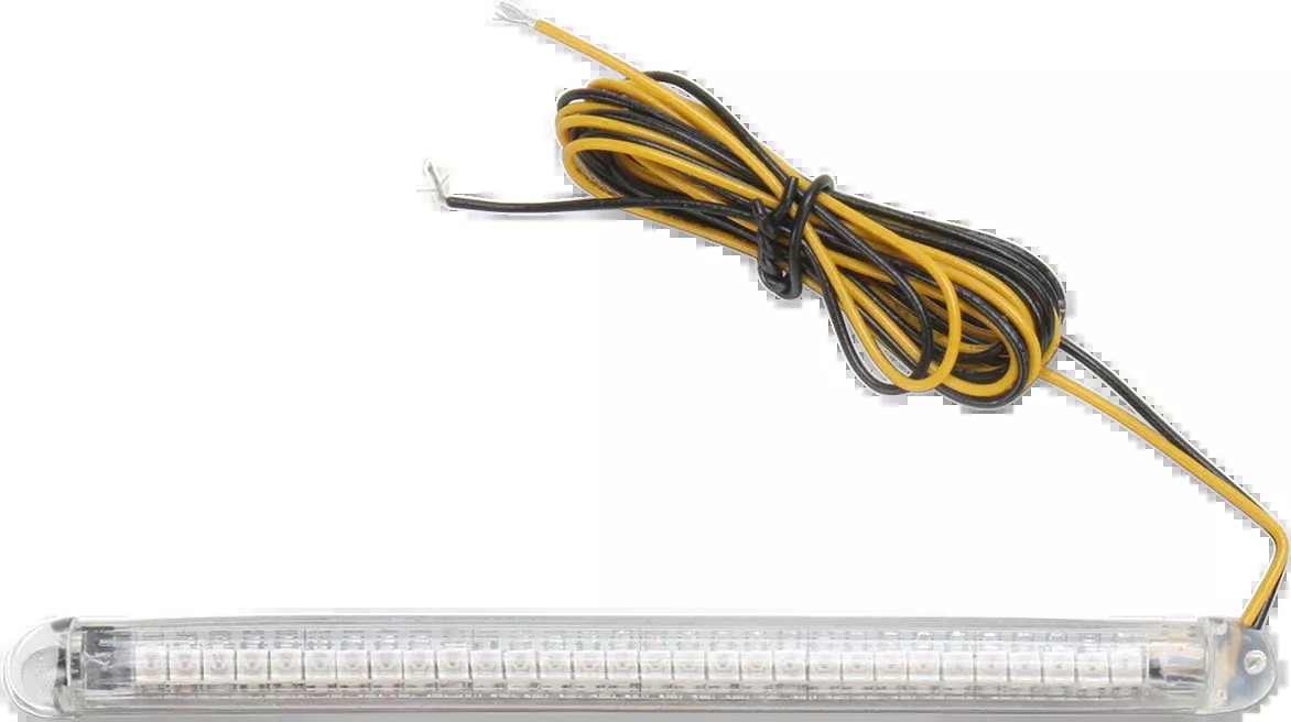 Custom Dynamics TruFLEX LED Strip - 4-1/2" - Amber/Clear - TF30AC