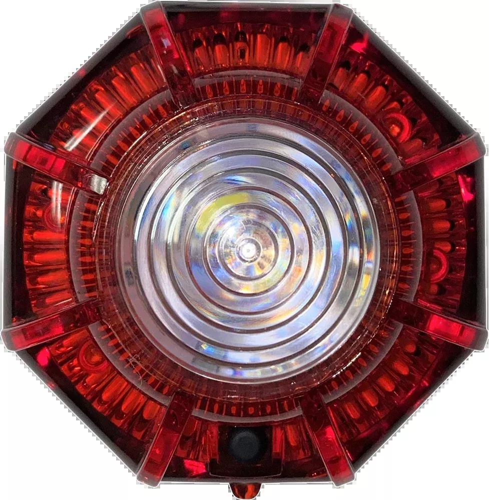 Custom Dynamics Universal Motorcycle ATV Red White LED Road Flare Safety Light