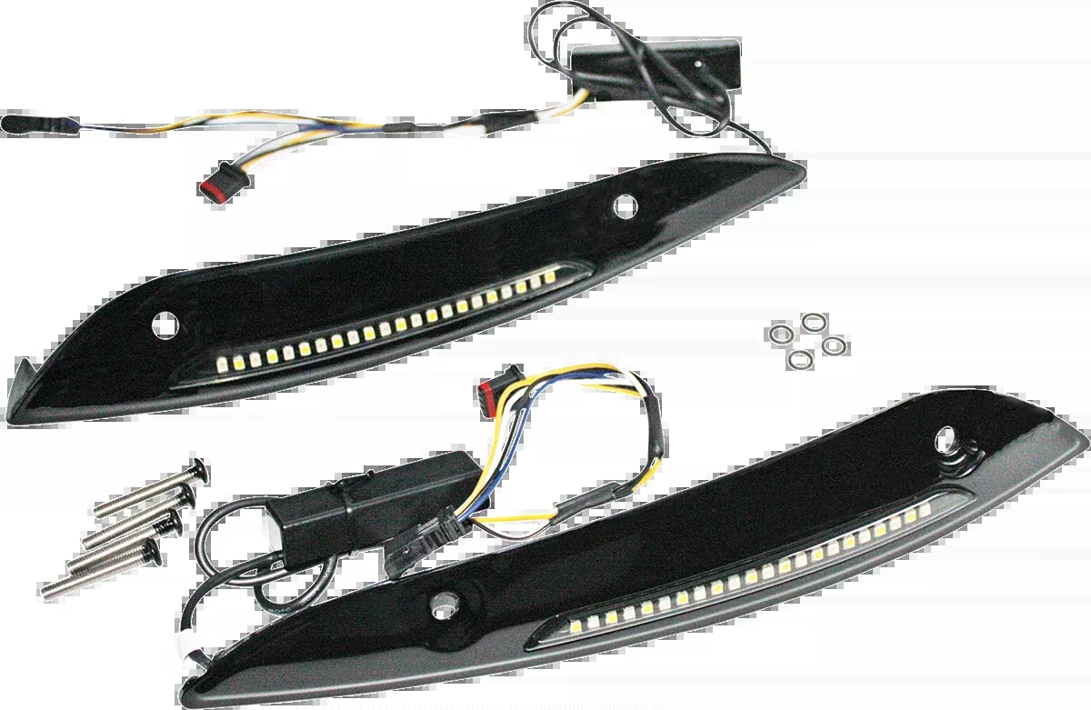 Custom Dynamics Windshield Trim - Black - CD-RG-WT-AW2-B