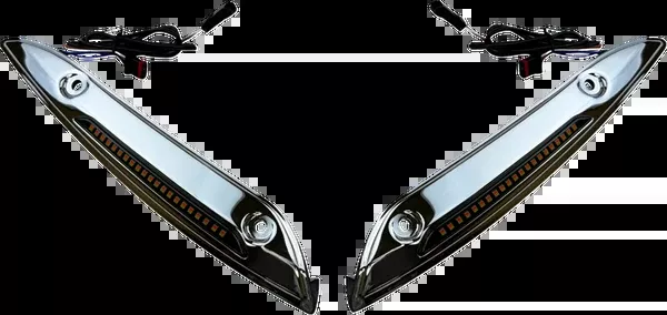 Custom Dynamics Windshield Trim - Chrome