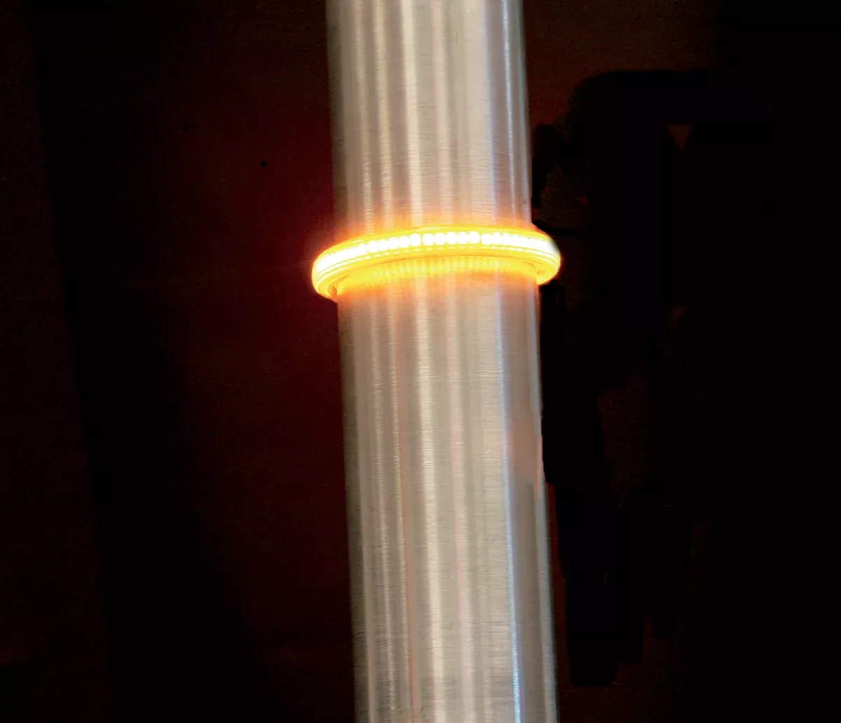 Custom Dynamics WRAPZ Fork Lights - 39 mm - Amber Lens - TW39AA