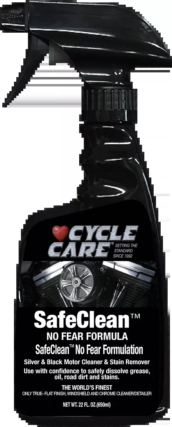 Cycle Care 22 oz Safe Clean Motorcycle Silver & Black Engine Cleaner Degreaser