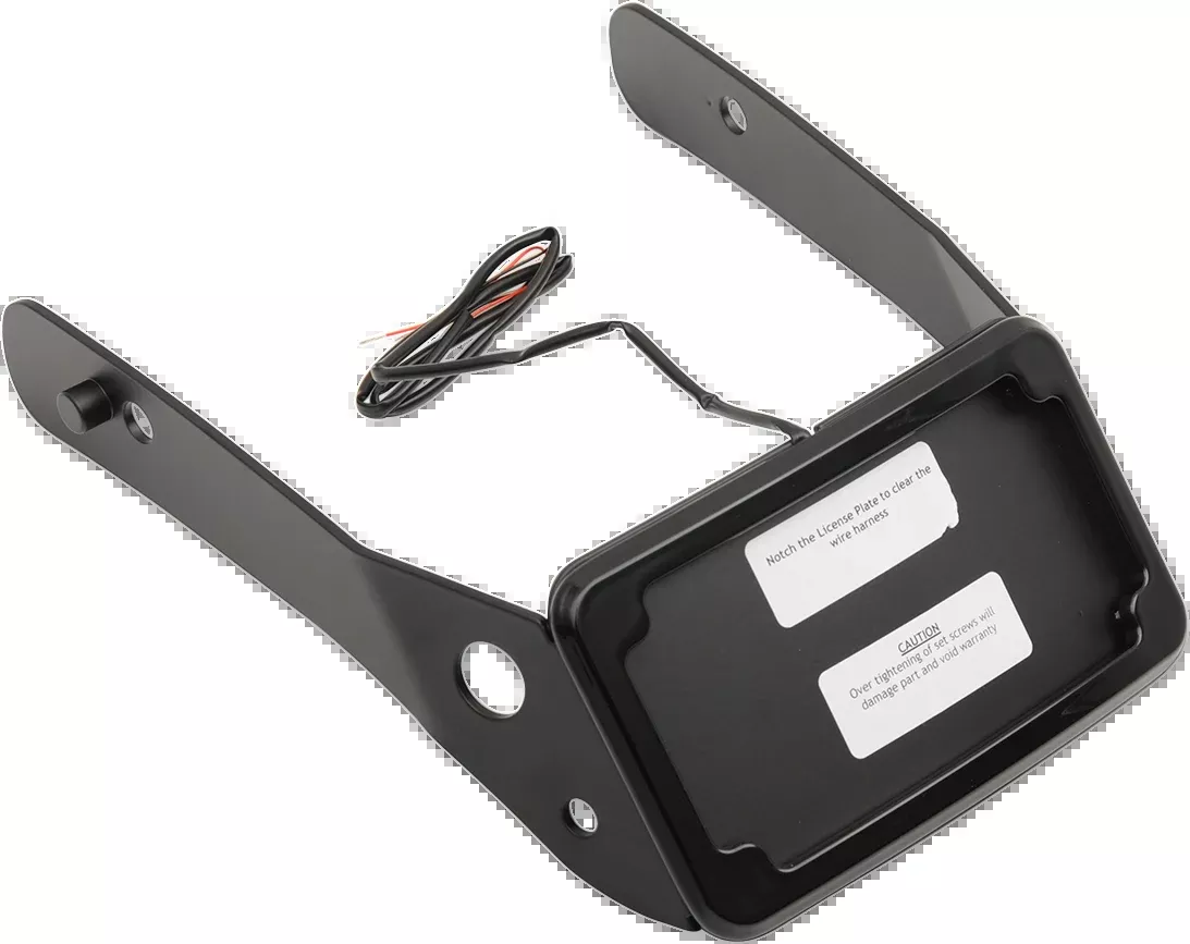 Cycle Visions License Plate Light Frame Mount 2010-2015 Harley Dyna Wide Glide