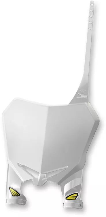 Cycra White Stadium Front Number Plate (1CYC-0702-42)