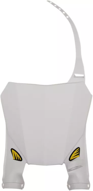Cycra White Stadium Front Number Plate (1CYC-1211-42)