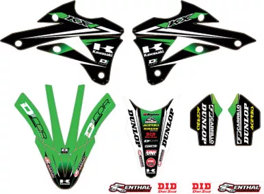 D Cor 2014 Monster Energy Kawasaki Team Green Graphics/Trim Kit - 10-20-524