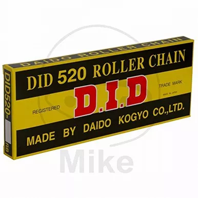 D.I.D 520X130RB Chain 520 Did/130 Open Link Standard with Clip Lock
