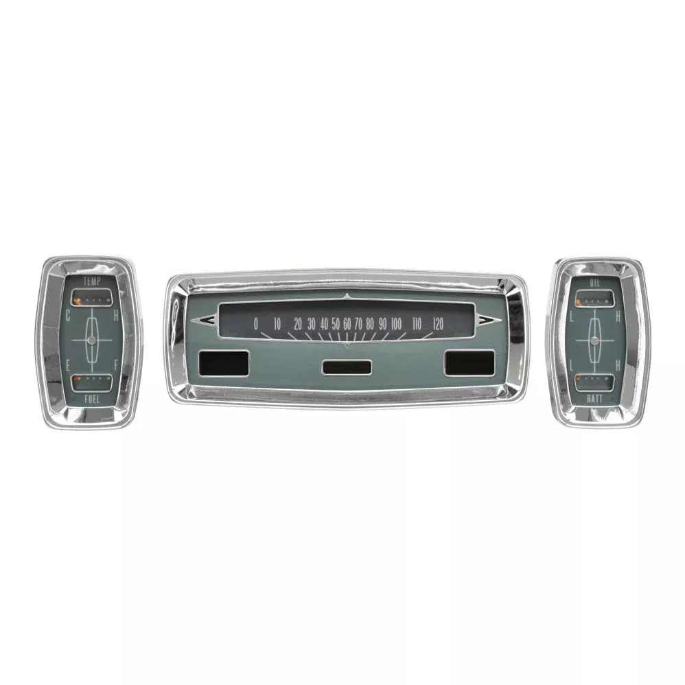 Dakota Digital 1961-63 Lincoln RTX Analog Gauge kit With Chrome Bezels RTX-61L-X