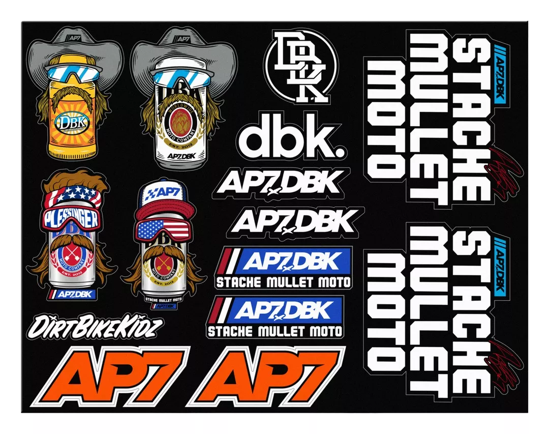 DBK AP7 Sticker Sheet