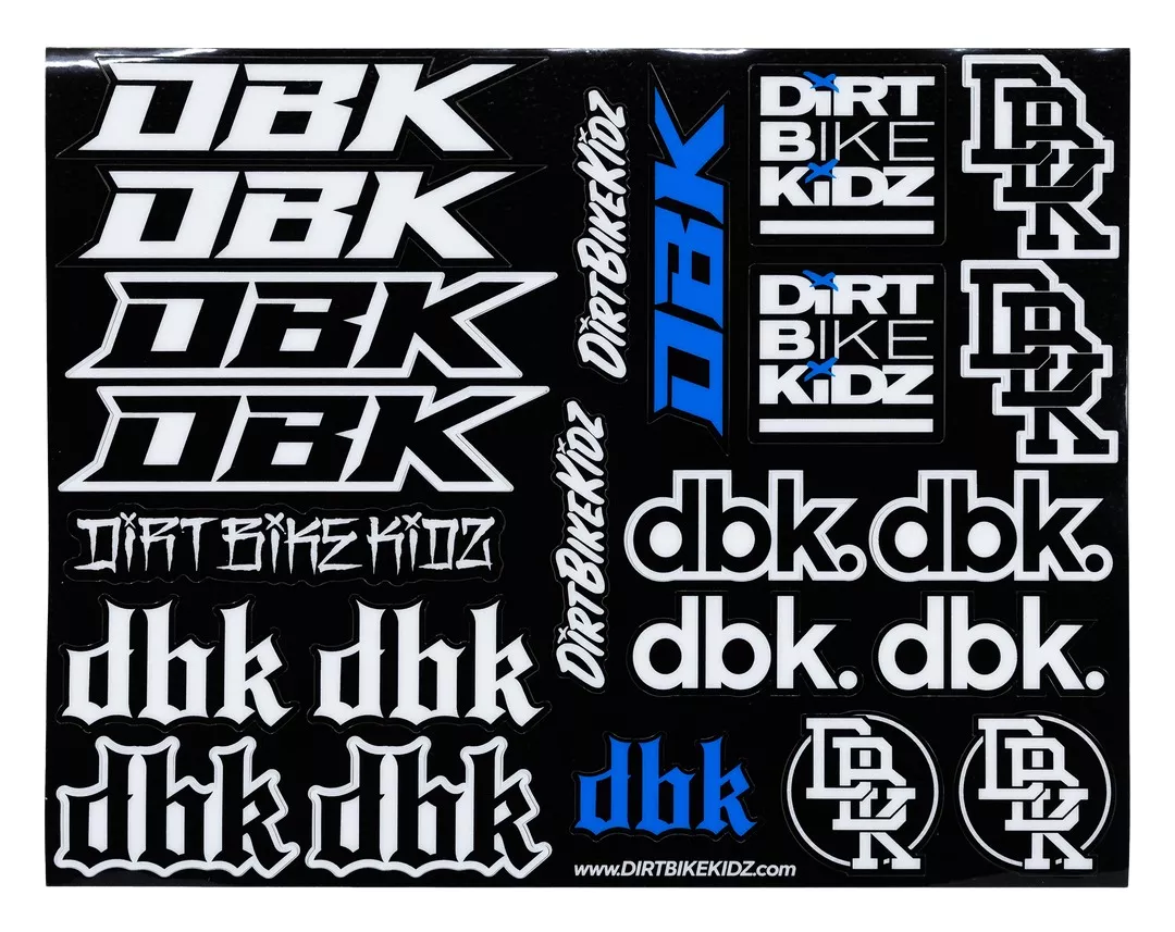 DBK Moto Pack Sticker Sheet