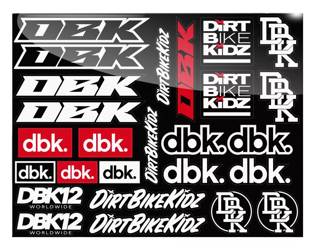 DBK Race Pack Sticker Sheet