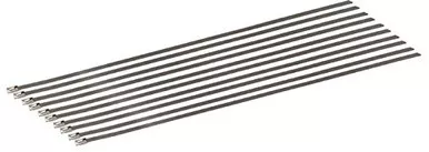 Dei Locking Ties Stainless Steel 20" 10/Pk - 010203